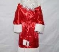 Основна тканина, яка використовується в дитячому костюмі-комплекті Діда Мороза «. . фото 6