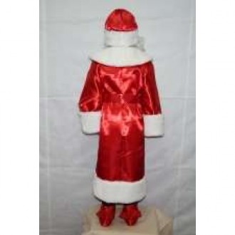 Основна тканина, яка використовується в дитячому костюмі-комплекті Діда Мороза «. . фото 3