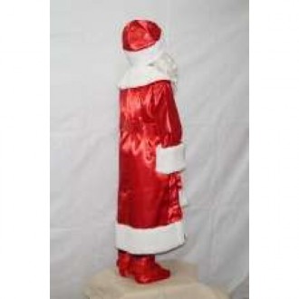 Основна тканина, яка використовується в дитячому костюмі-комплекті Діда Мороза «. . фото 4