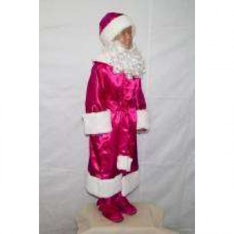 Основна тканина, яка використовується вдитячому костюмі-комплекті Діда Мороза «Б. . фото 5