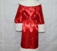 Основна тканина, яка використовується вдитячому костюмі-комплекті Діда Мороза «Ч. . фото 7