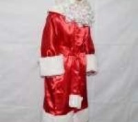 Основна тканина, яка використовується вдитячому костюмі-комплекті Діда Мороза «Ч. . фото 9