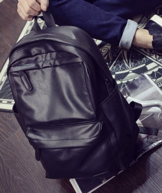 Модный мужской городской рюкзак 
	
	Материал: Плотная и высококачественная ПУ ко. . фото 10
