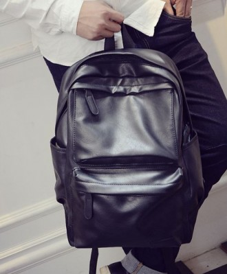 Модный мужской городской рюкзак 
	
	Материал: Плотная и высококачественная ПУ ко. . фото 3