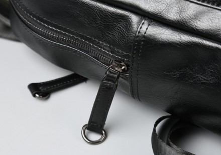 Классический мужской городской рюкзак из эко кожи
Характеристики:
	
	Материал: П. . фото 7