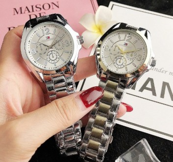 Женские наручные часы в стиле Томми Халфайгер, металлические часы на руку Tommy . . фото 3