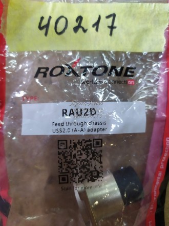 Роз'єм Roxtone RAU2D USB панельний 000040217. . фото 3