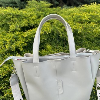 Стильная женская сумка на плечо качественная экокожа, женская сумочка вместитель. . фото 4