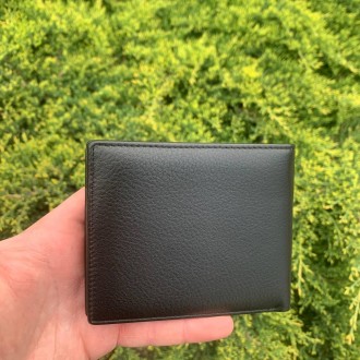 Мужской кожаный кошелек черный люкс копия Calvin Klein, мужское портмоне натурал. . фото 6