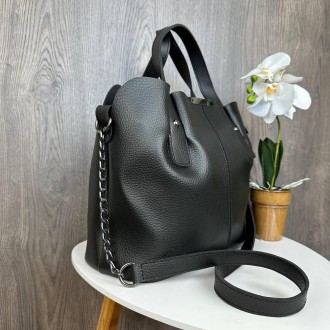 Женская сумка на плечо эко кожа люкс качество. Модная сумочка для женщин классич. . фото 3