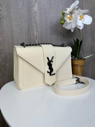 Качественная мини сумочка клатч в стиле Yves Saint Laurent, маленькая сумка YSL,. . фото 24