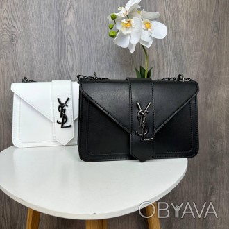 Качественная мини сумочка клатч в стиле Yves Saint Laurent, маленькая сумка YSL,. . фото 1