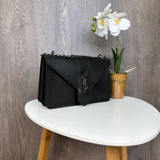 Качественная мини сумочка клатч в стиле Yves Saint Laurent, маленькая сумка YSL,. . фото 3