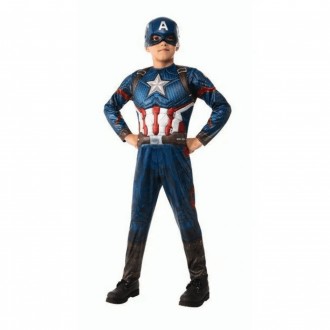  Костюм Капітан Америка для хлопчика з маскою Marvel Costume Captain America Rub. . фото 3