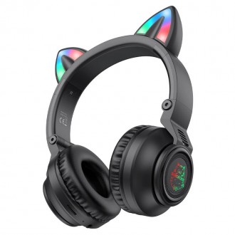 Описание Наушников Bluetooth BOROFONE BO18 Cat ear, черных
Наушники Bluetooth BO. . фото 2