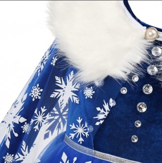  Сукня принцеси Ельзи із синього оксамиту Неймовірне вбрання! Сукня з якісного с. . фото 10