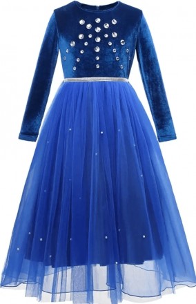  Сукня принцеси Ельзи із синього оксамиту Неймовірне вбрання! Сукня з якісного с. . фото 6