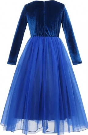  Сукня принцеси Ельзи із синього оксамиту Неймовірне вбрання! Сукня з якісного с. . фото 7