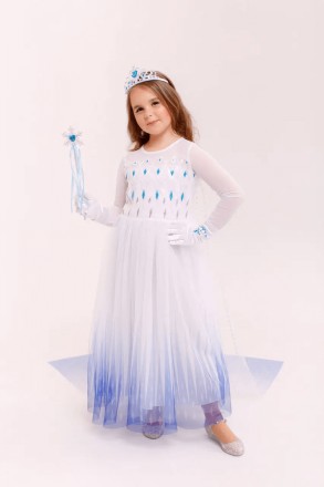  Дитяча біла сукня Ельзи з мультфільму "Холодне серце" Вийшла нова частина мульт. . фото 2