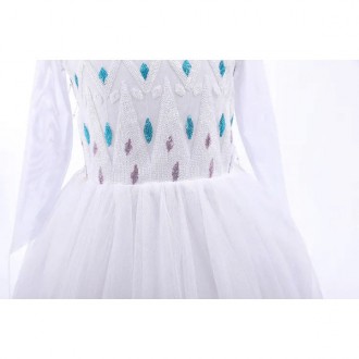  Дитяча біла сукня Ельзи з мультфільму "Холодне серце" Вийшла нова частина мульт. . фото 5