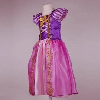  Платье Рапунцель для девочки 3-8 лет Карнавальный костюм одной из самых любимых. . фото 4