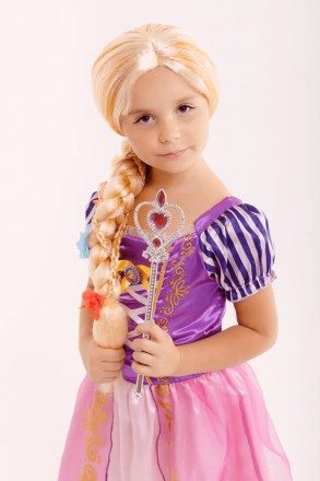  Платье Рапунцель для девочки 3-8 лет Карнавальный костюм одной из самых любимых. . фото 2