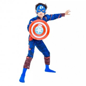  Щит Капитан Америка, 32 см Актуальныйкарнавальный костюм для мальчика сегодня н. . фото 5