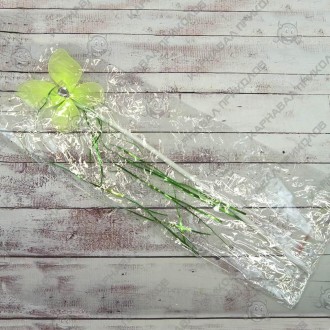  Волшебная палочка ФЕИ с мишурой зеленая DK1-0697 Размеры:изделие 42х9,5х0,5см, . . фото 3