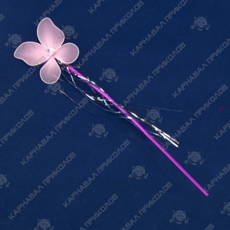  Чарівна паличка ФЕЇ з мішурою рожева DK1-0700 
 Розміри: виріб 42х9, 5х0, 5см, . . фото 3