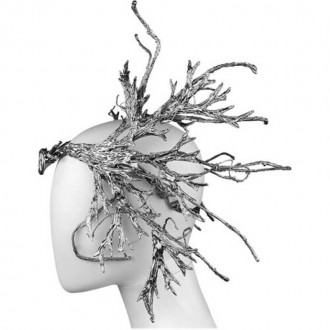  ТИАРА-ВЕНОК ЭЛЬФИЙКА 22-357SL Материал: металл, пластик Цвет: серебристый Высот. . фото 3