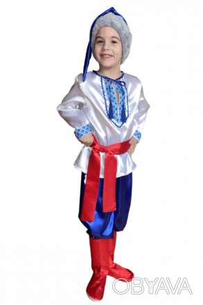  Карнавальный костюм Украинец №4 
 Основная ткань: атлас Отделочная ткань: искус. . фото 1