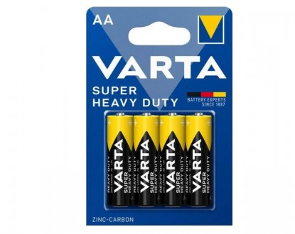 Описание Батареек Varta Heavy Duty AA LR06, 4 шт
Батарейки Varta станут надежной. . фото 2