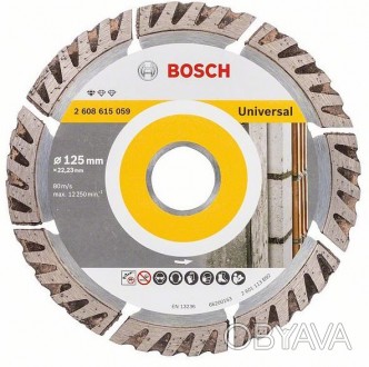 
Bosch Stf Universal 125-22,23 (2608615059) - это алмазный диск типа турбо, диам. . фото 1