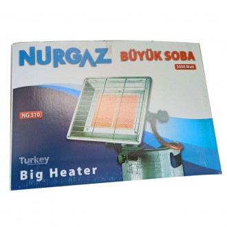 Газовый отопитель Nurgaz отличается высокой теплоотдачей и небольшими габаритным. . фото 6