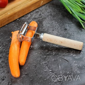 Овощечистка + шинковка для овощей и корейской морковки представляет собой кухонн. . фото 1