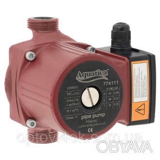 Насос циркуляционный 65Вт Hmax 4м Qmax 63л/мин Ø1½