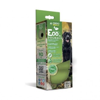 Croci Eco Dog Bags - пакети з міцного, приємного на дотик, біорозкладного матері. . фото 2