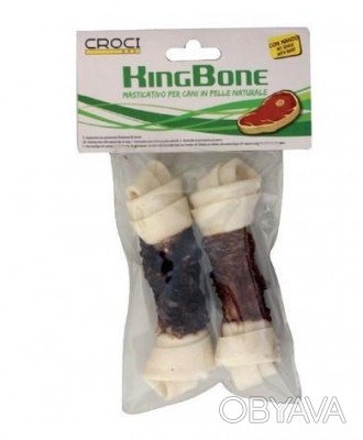 Жувальна кістка з апетитом гів'яним м'ясом Croci KingBone Bef. Чудове поєднання . . фото 1