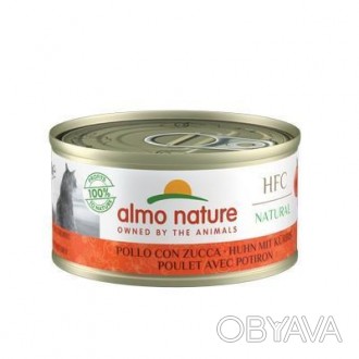 Almo Nature (Альмо Натюр) HFC Adult Cat Jelly Chicken&Pumpkin - Консервированный. . фото 1