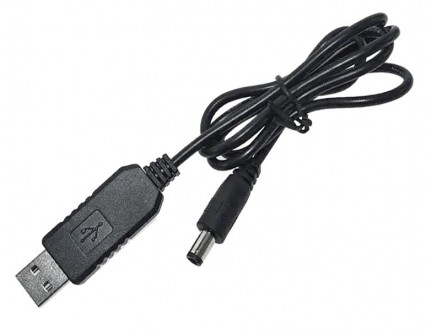 Кабель (ТОЛЬКО QC БЫСТРАЯ ЗАРЯДКА) USB 5V - 9 DC 2A 5.5x2.1mm. . фото 2