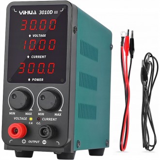 Лабораторный блок питания, 30B, 10A, YIHUA 3010D-III, 300W импульсный, цифровой . Київ. фото 1 Лабораторный блок питания, 30B, 10A, YIHUA 3010D-III, 300W импульсный, цифровой . Київ. фото 1