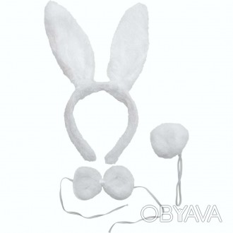  Набор Зайчик 15-155 Карнавальный набор для костюма зайчика-кролика из плюша. Ба. . фото 1