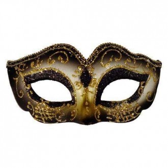  "ФЛОРАНС". Венеціанська маска чорна дитяча 
 Вишукана маска для балу маскараду.. . фото 3