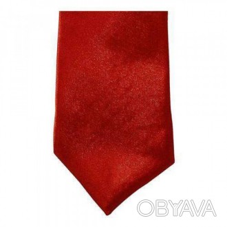  ЧЕРВОНИЙ ГАЛСТУК класика тонка 5 см. 
 Стильна вузька краватка в червоному коль. . фото 1
