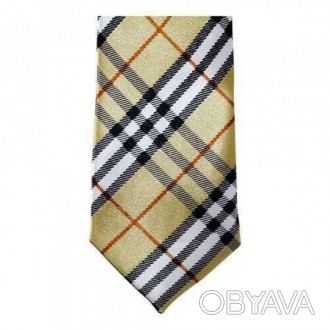  ГАЛСТУК БАРБЕРРІ вузький 6 см. 
 Стильна краватка з принтом у стилі англійськог. . фото 1