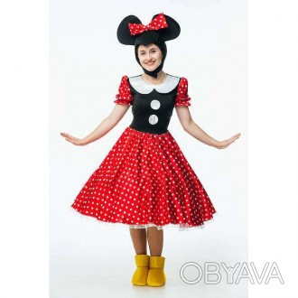  КОСТЮМ МИННИ МАУС (MINNIE MOUSE) ВЖ331 Ткань: трикотаж, атлас, велюр, поролон С. . фото 1