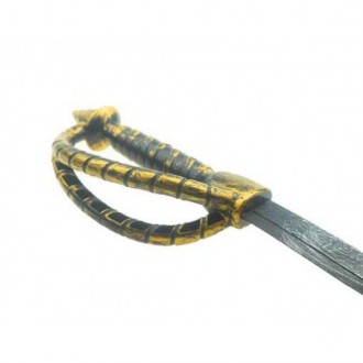 Сабля пірата карнавальна довга 65 см із подвійною бронзовою ручкою
Код 08058
 
М. . фото 5