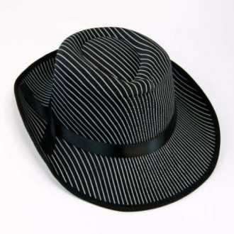  Шляпа мужская Мафия (черная) KSH-2545 Размеры: диаметр с полями 31см, ширина по. . фото 2