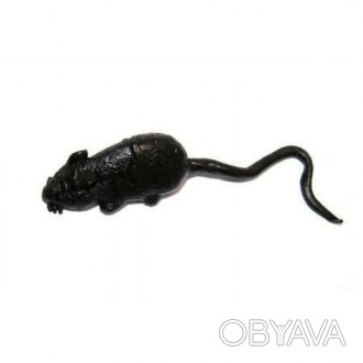  Лизун Мишка LIZ-4645 Розміри: 3х10см Колір чорний Матеріал: гума, полімер Вироб. . фото 1