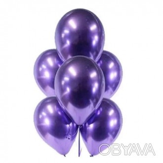  Шарики "12" дюймов хром фиолетовые (уп.50шт.) Воздушные шарики – это прекрасная. . фото 1